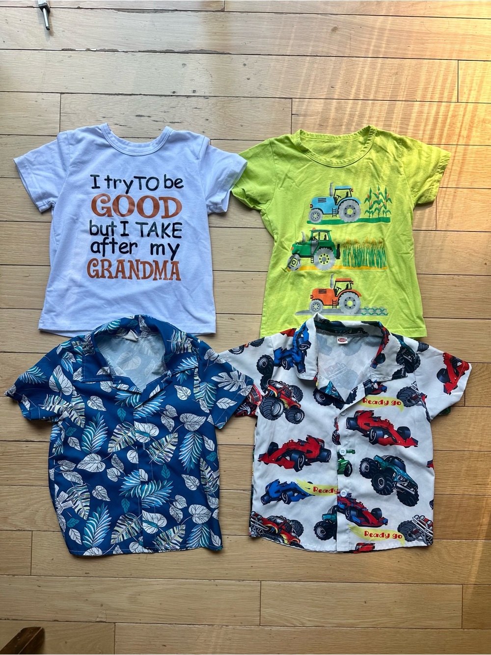 Kids' Graphic Tees and Button Ups
